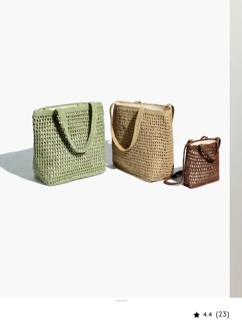 Madewell The Transport Tote: Straw Edition - Picture 4 of 8